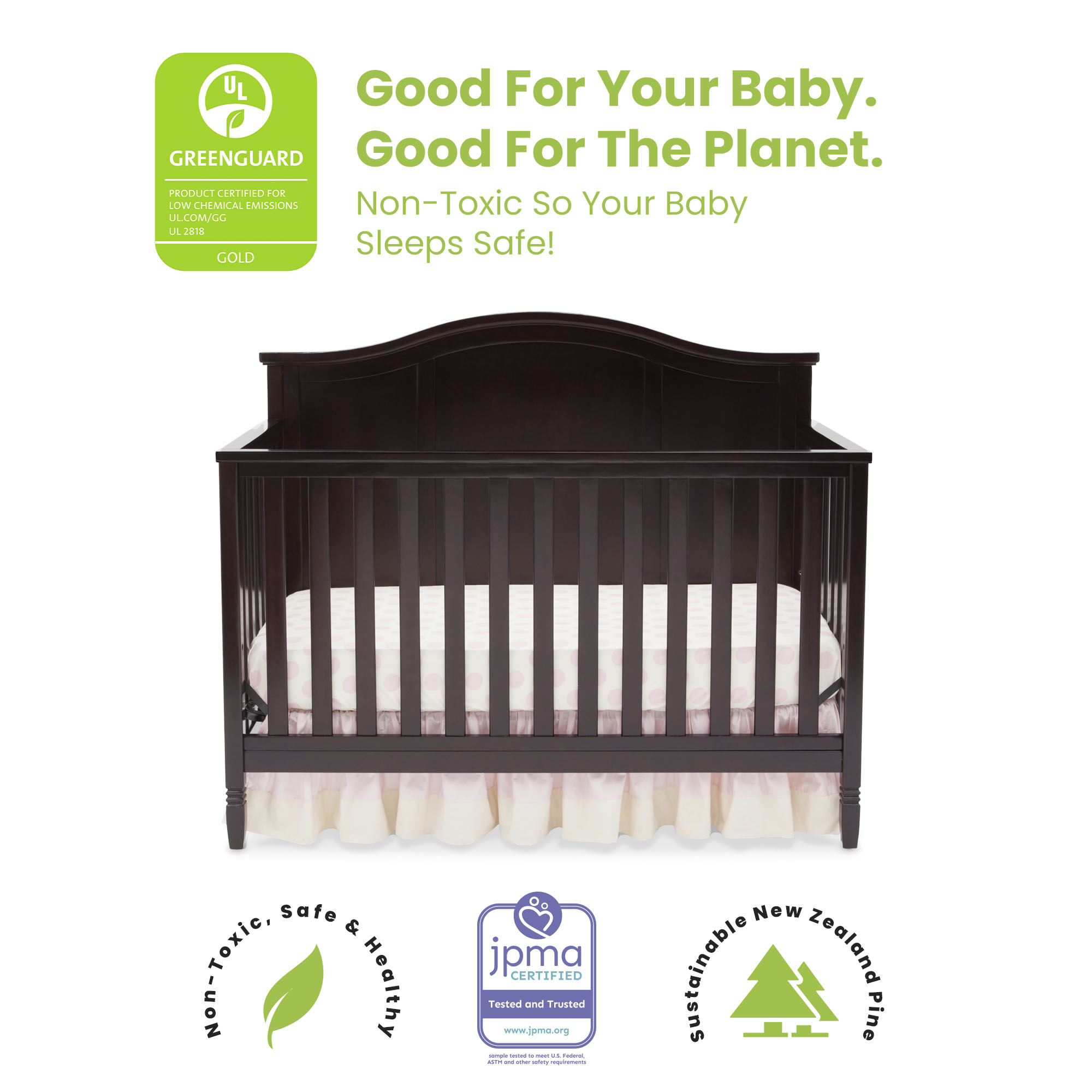 Madrid 5-in-1 Convertible Crib - Delta Children